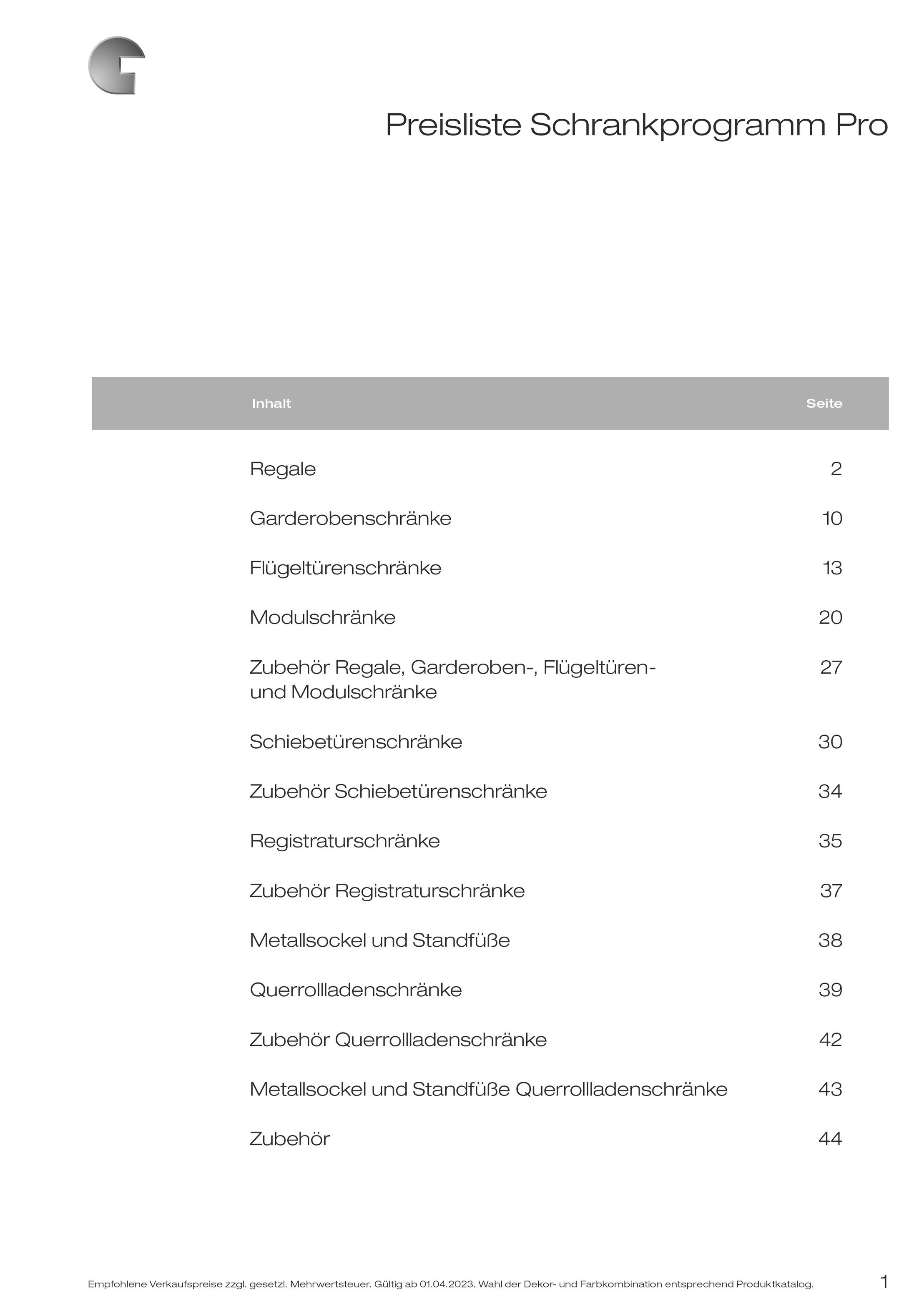 GERAMÖBEL_Schrankprogramm_Pro